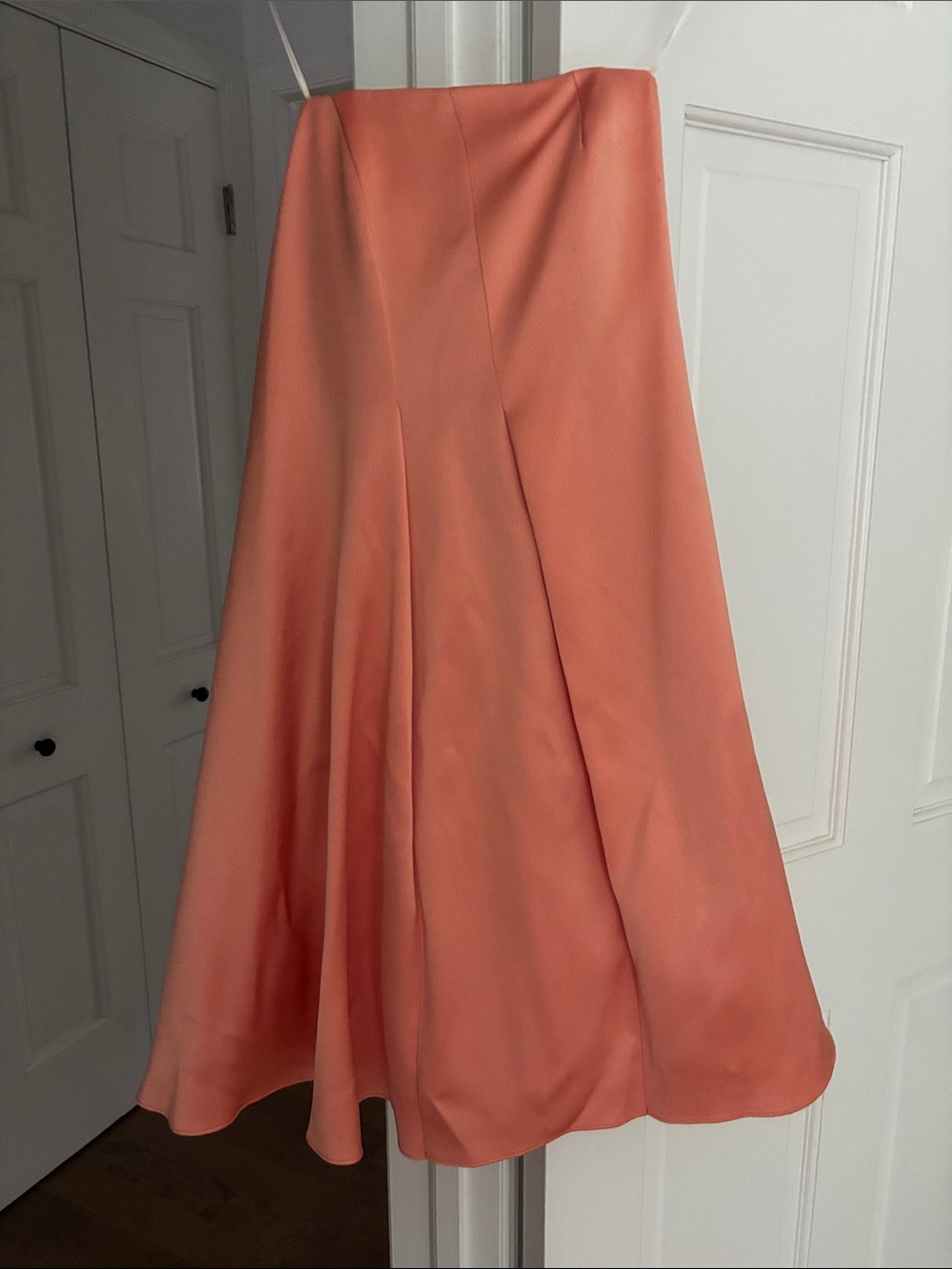 ABS by Allen Schwartz strapless flamingo dress size 0
